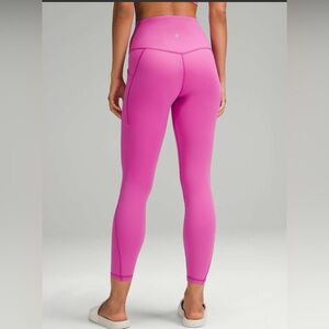 Lululemon Align High-Rise Pant with Pockets 25 inch leggings Pow Pink NWT